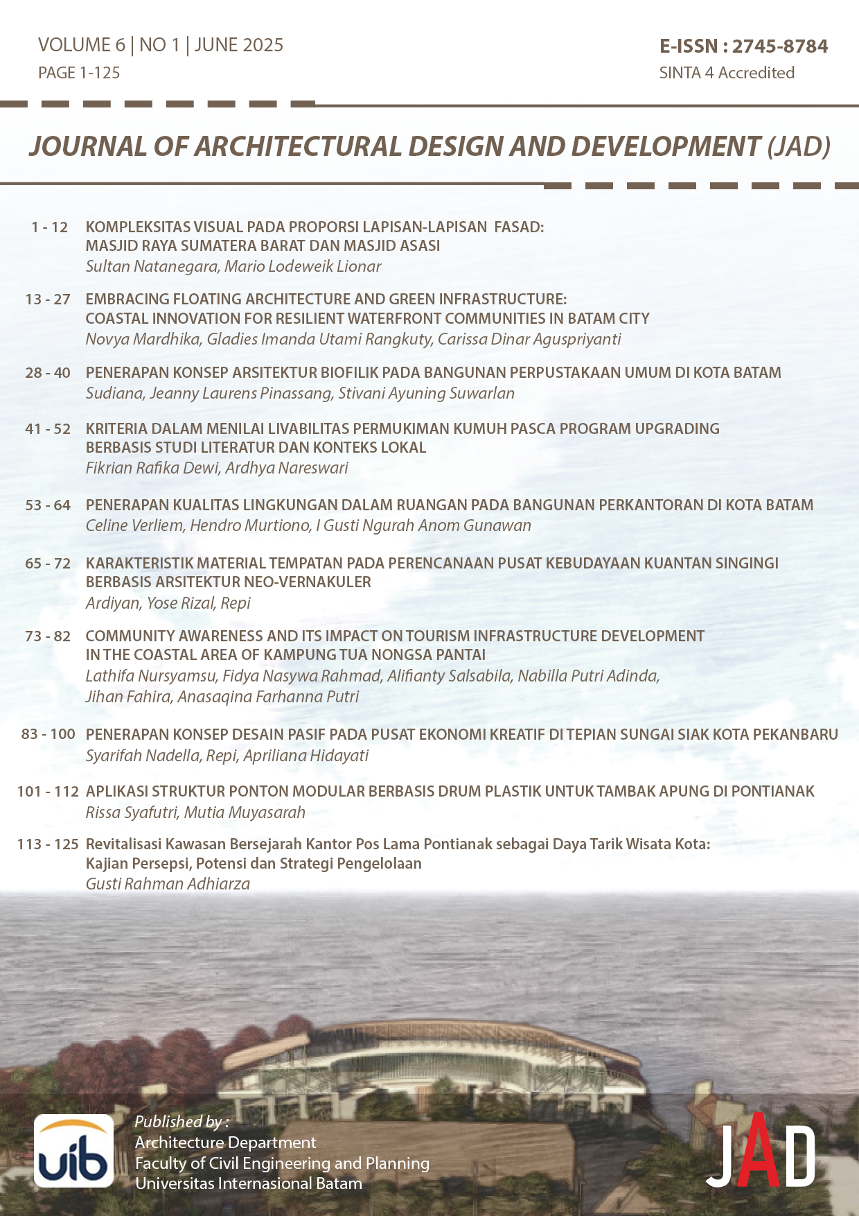 					View Vol. 6 No. 1: June 2025
				