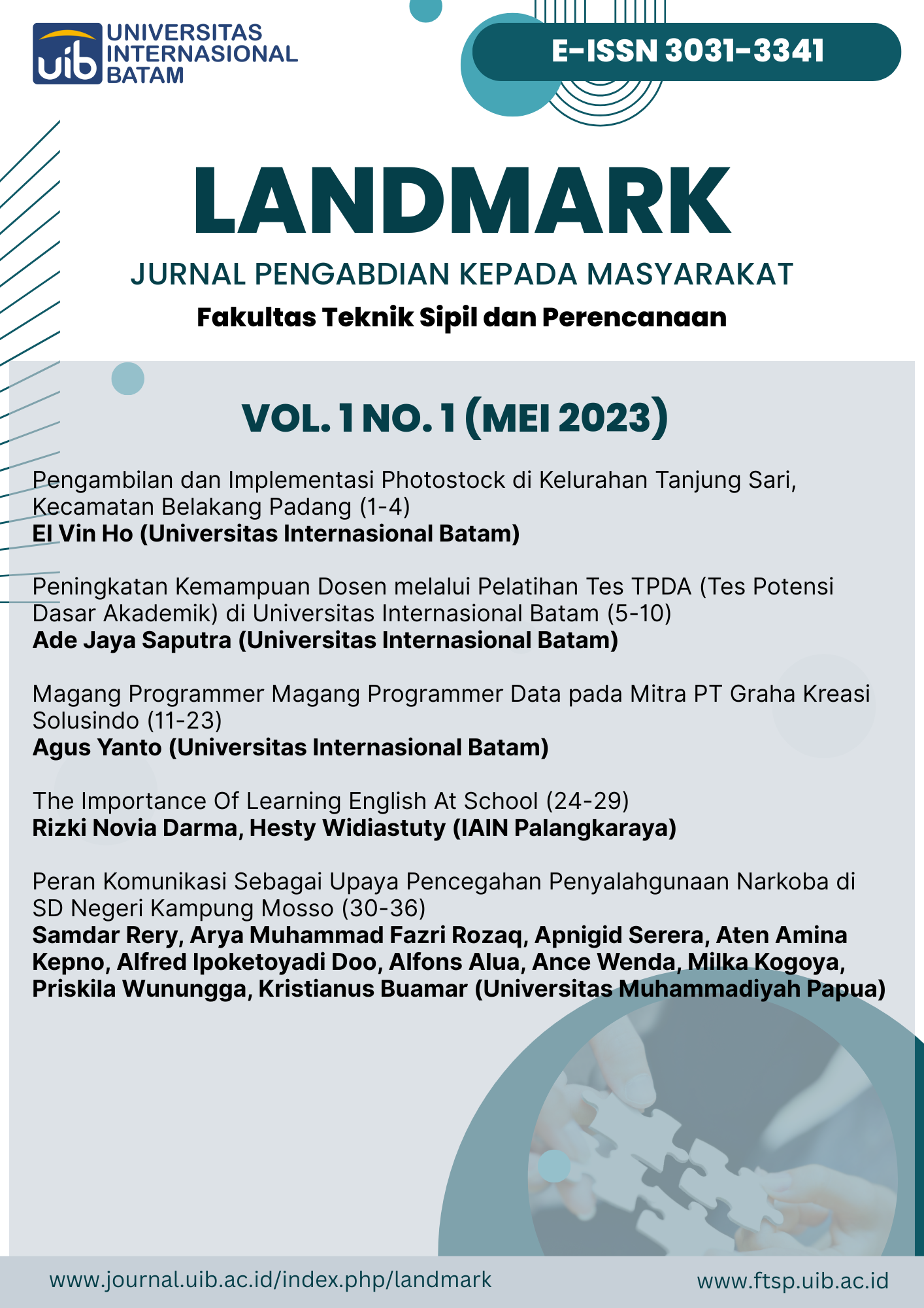 View Vol. 1 No. 1 (2023): LANDMARK
