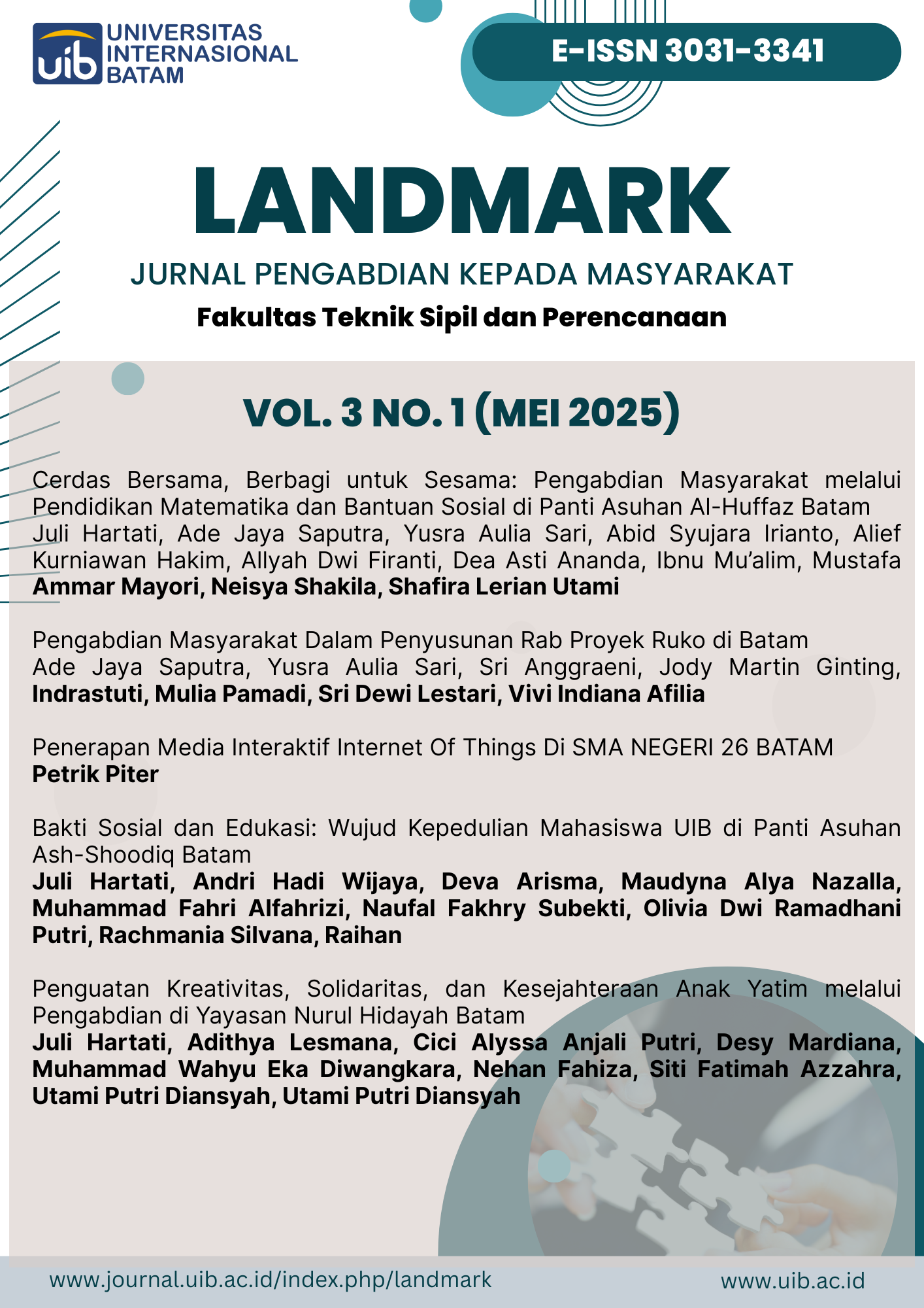 					View Vol. 3 No. 1 (2025): LANDMARK
				